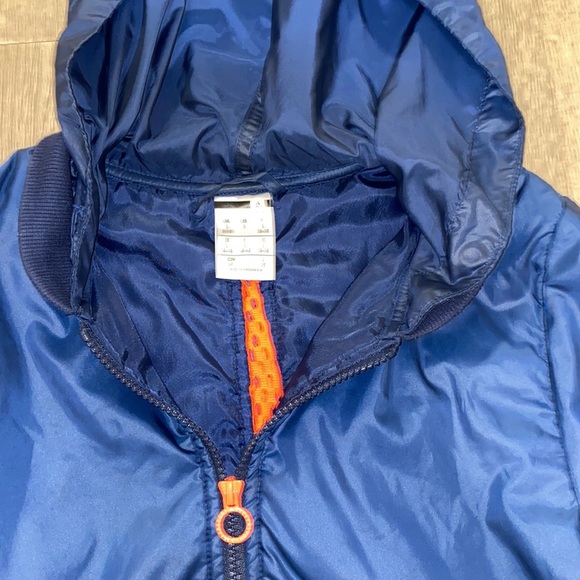 ADIDAS STELLASPORT Zip-Up Jacket. US S. Blue/Orange. - Picture 2 of 5